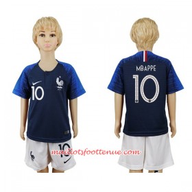 Maillot/Tenue France Mbappe 10 Enfant Domicile Coupe du monde 2018